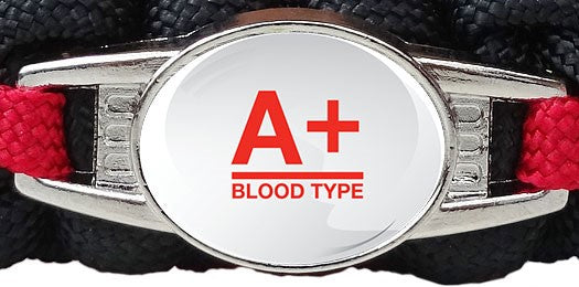 Customizable Blood Type Medical ID Lanyard