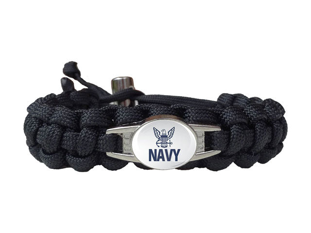 Navy Paracord Survival Bracelet