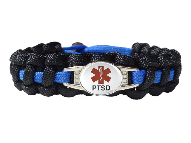 Medical ID PTSD Paracord Bracelet