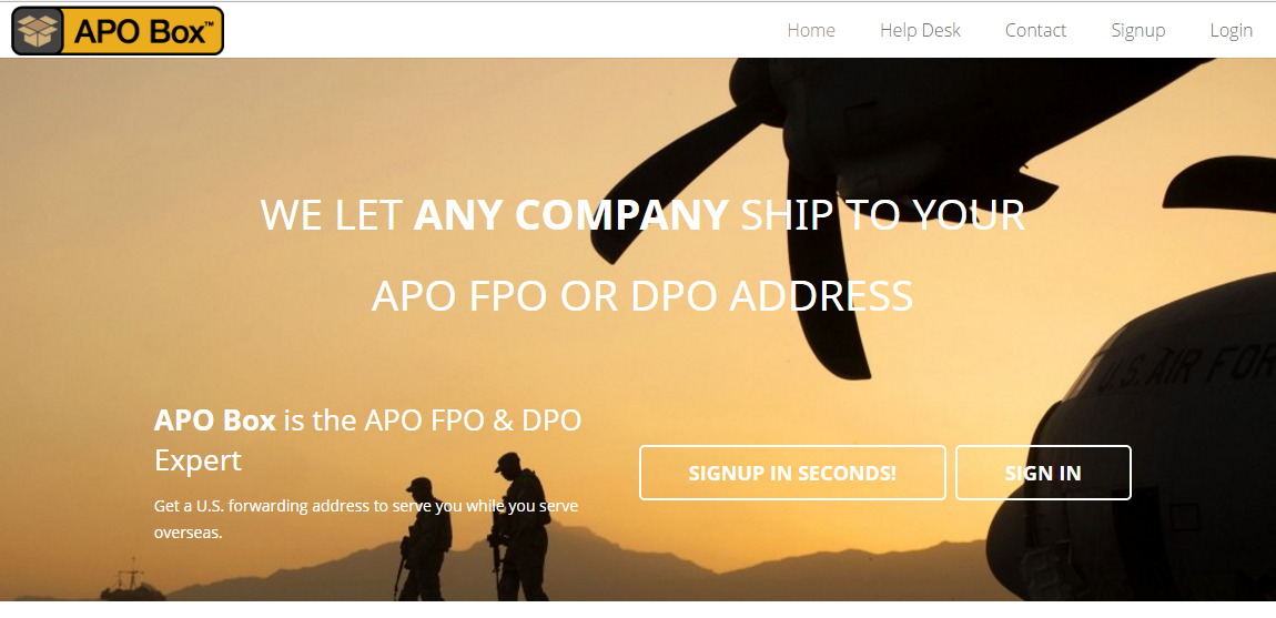 APO BOX: Helping U.S. Servicemen and Women Around The World