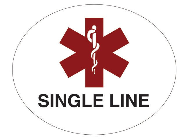 1 Line - Dog Tag Medical ID Paracord Lanyard