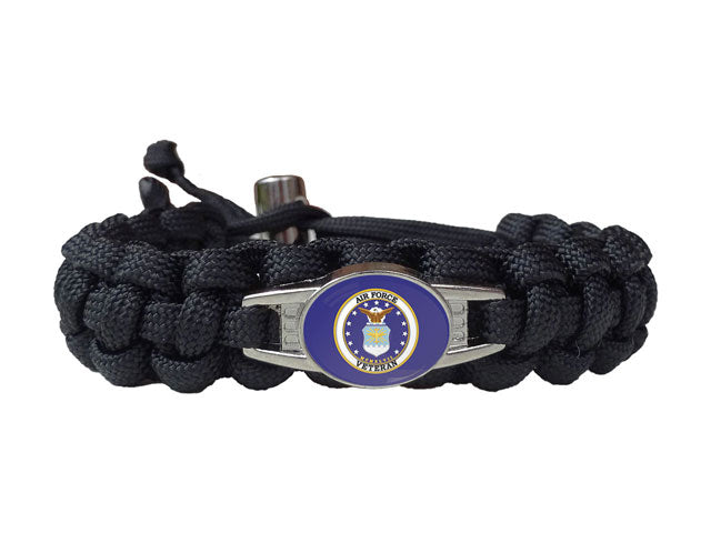 Air Force Veteran Paracord Bracelet