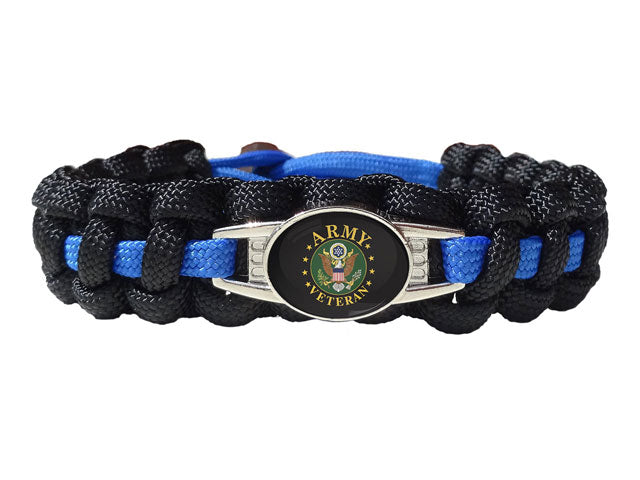The Rifles Regiment Paracord Wristband Bracelet – Handmade – Unisex Adult