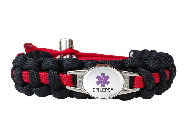 Medical ID Epilepsy Paracord Bracelet
