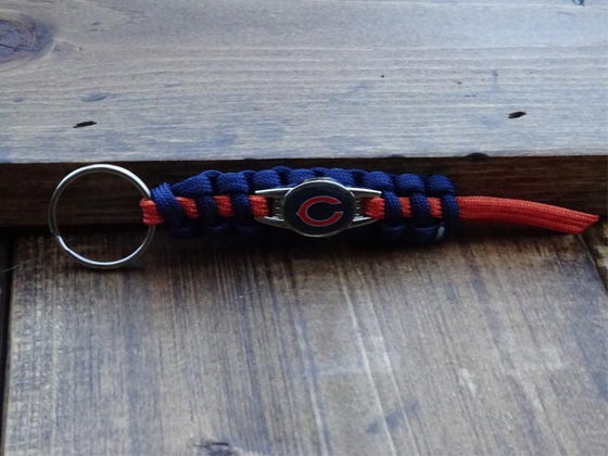 Officially Licensed Chicago Bears NFL Paracord Mini Keychain