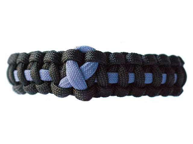 550 Paracord Survival Bracelet Touch of Grey Grey Black -  Canada