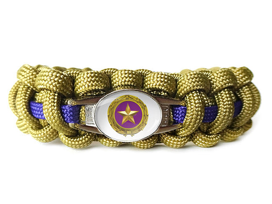 Gold Star Family Paracord Bracelet