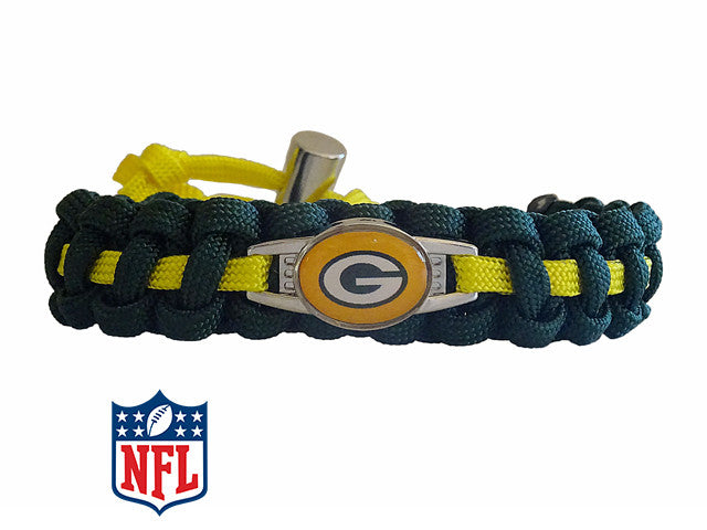 Officially Licensed NFL Green Bay Packers Paracord Bracelet