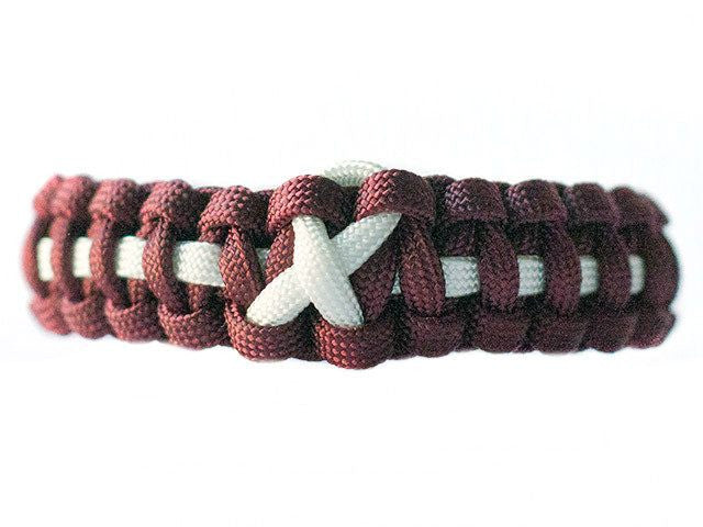 Head and Neck Cancer Awareness Paracord Bracelet