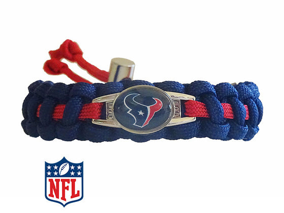 Officially Licensed NFL Houston Texans Paracord Bracelet