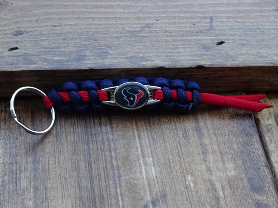 Officially Licensed Houston Texans NFL Paracord Mini Keychain