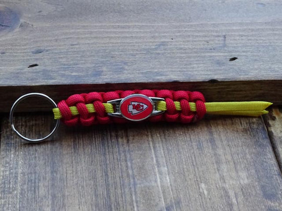 Officially Licensed Kansas City Chiefs NFL Paracord Mini Keychain