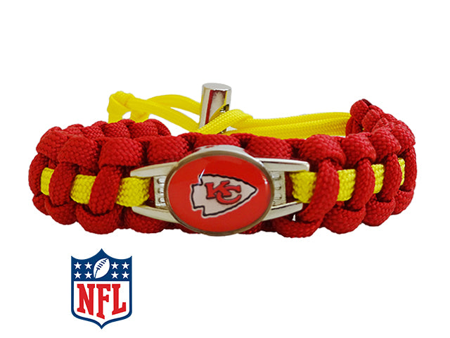 Officially Licensed NFL Kansas City Chiefs Paracord Bracelet