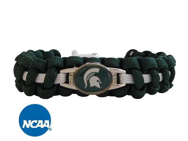 Officially Licensed Michigan State Spartans Paracord Bracelet