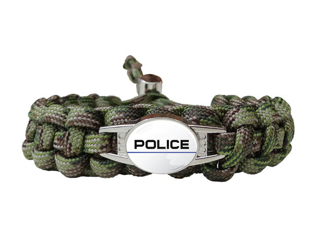 Police paracord bracelet Clearance