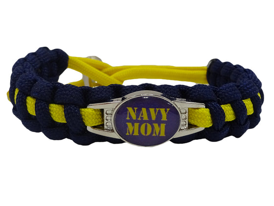 Navy Mom Paracord Bracelet