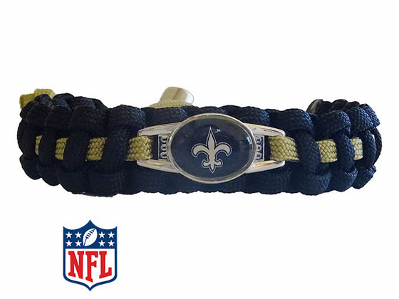 Officially Licensed NFL New Orleans Saints Paracord Bracelet