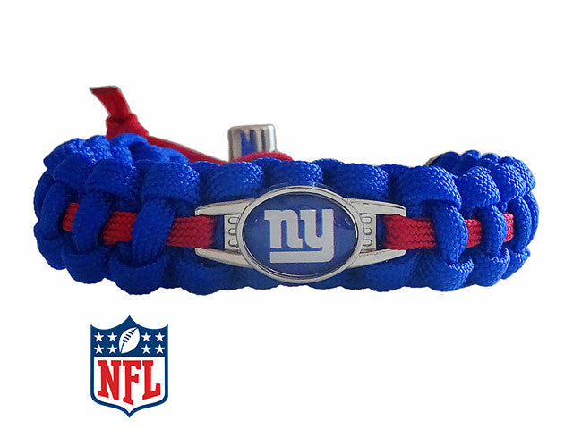 Officially Licensed NFL New York Giants Paracord Bracelet