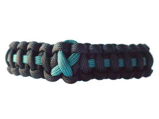 Ovarian Cancer Awareness Paracord Bracelet
