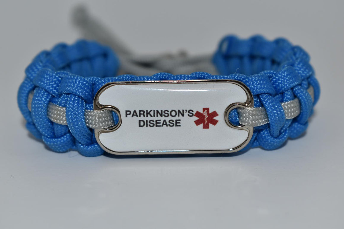 Medical ID Parkinson's Disease Paracord Bracelet
