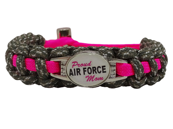 Proud Air Force Mom Paracord Bracelet