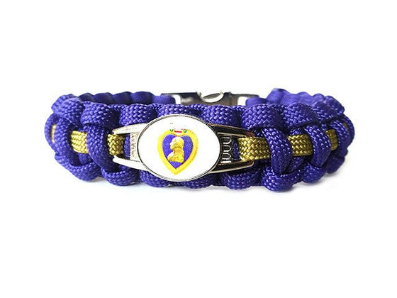Purple Heart Paracord Bracelet