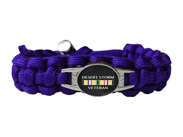 Desert Storm Veteran Paracord Bracelet