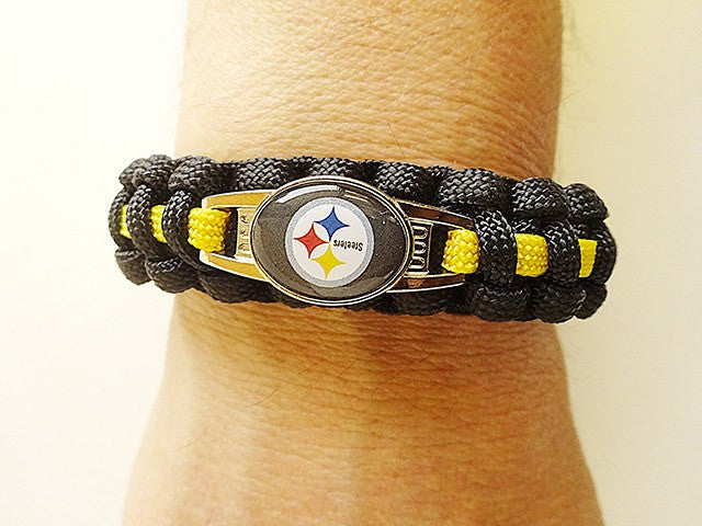 Officially Licensed NFL Pittsburgh Steelers Paracord Bracelet