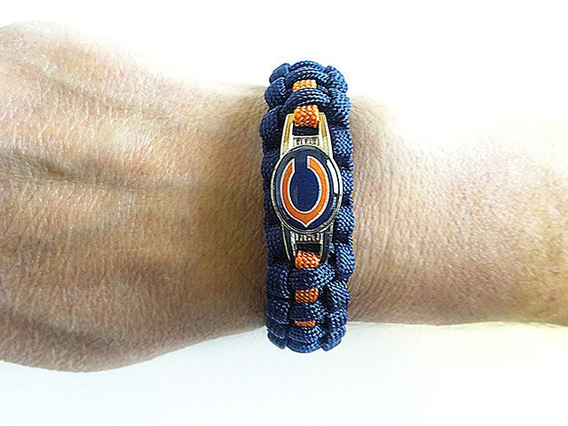 Officially Licensed NFL Chicago Bears Paracord Bracelet