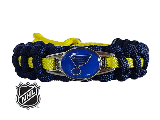 Officially Licensed NHL St. Louis Blues Paracord Bracelet
