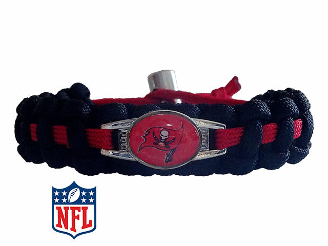 Officially Licensed NFL Tampa Bay Buccaneers Paracord Bracelet
