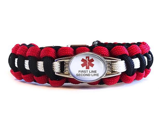 Customizable Medical ID Bracelet - Two Lines