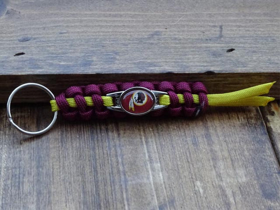 Officially Licensed Washington Commanders NFL Paracord Mini Keychain