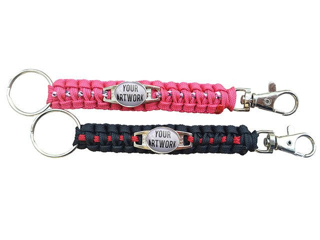 Paracord Key Chain with Custom Artwork